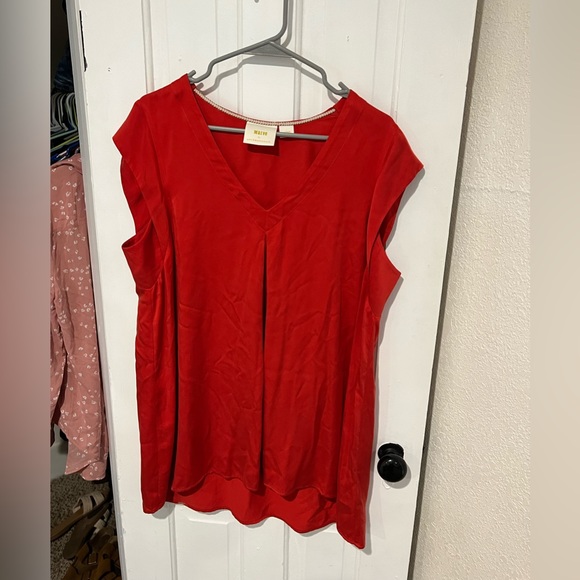 Anthropologie Maeve Cupro Tunic - Picture 2 of 6